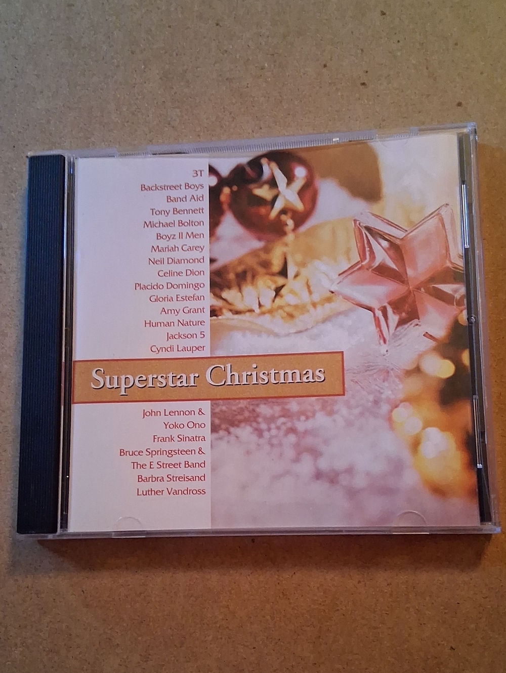 Superstar Christmas CD - Gold / Pink Holiday Compilation